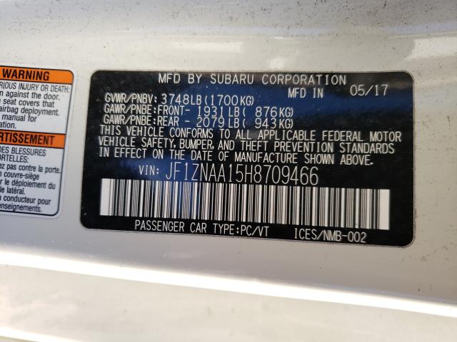 2017 TOYOTA 86 BASE JF1ZNAA15H8709466
