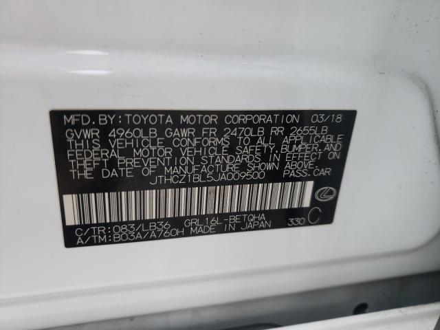 2018 LEXUS GS 350 BAS JTHCZ1BL5JA009500