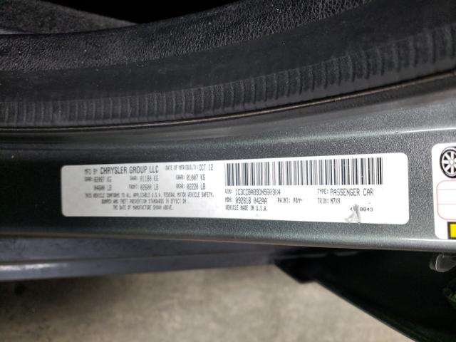 2013 CHRYSLER 200 LX 1C3CCBAB9DN560984
