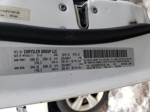 2015 JEEP COMPASS LA 1C4NJDEB3FD143126