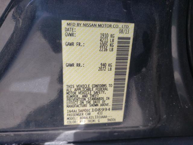 2014 NISSAN ALTIMA 2.5 1N4AL3AP0EC108994