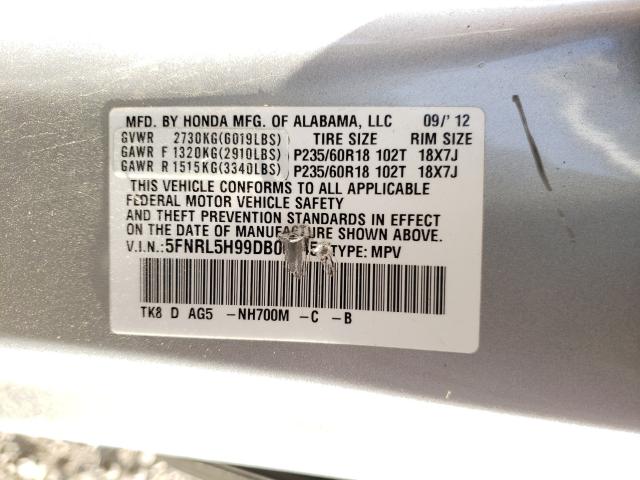 2013 HONDA ODYSSEY TO 5FNRL5H99DB006451
