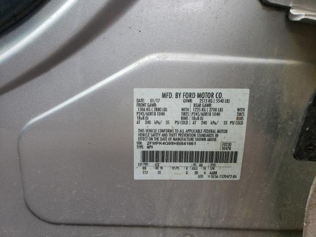 2017 FORD EDGE SE 2FMPK4G99HBB41661