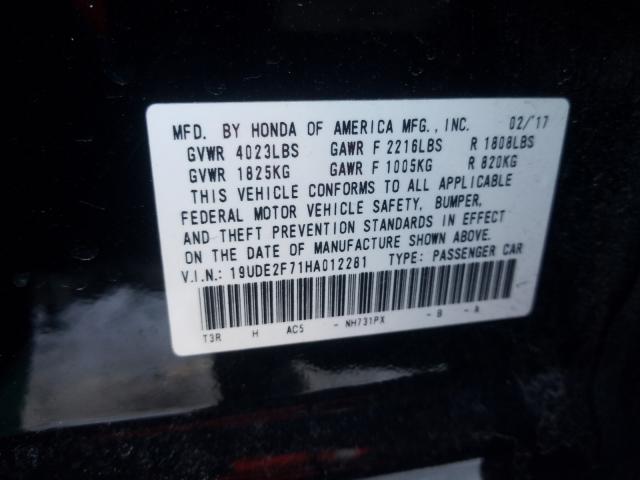 2017 ACURA ILX PREMIU 19UDE2F71HA012281