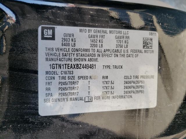 2011 GMC SIERRA C15 - 1GTN1TEAXBZ449481