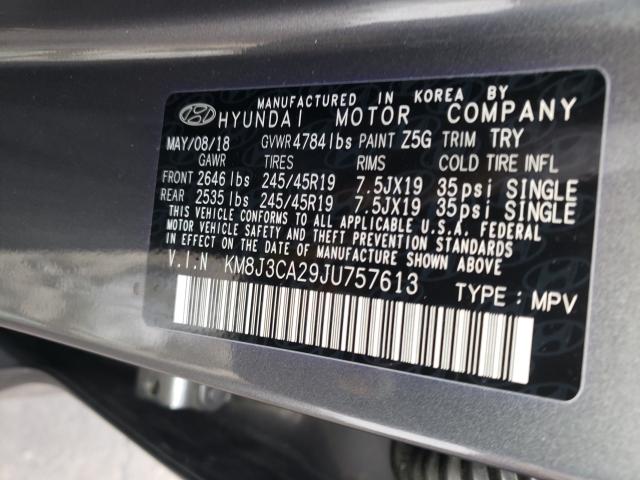 2018 HYUNDAI TUCSON VAL KM8J3CA29JU757613