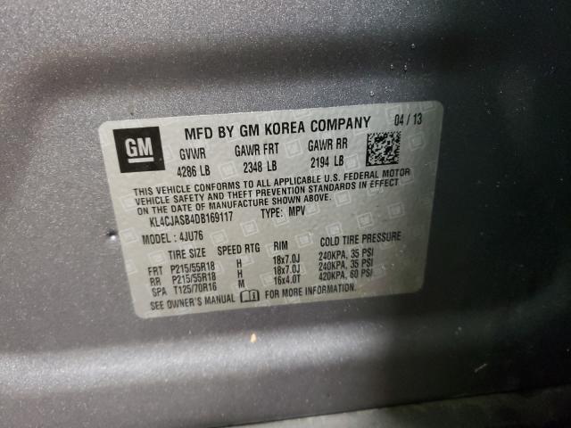 2013 BUICK ENCORE KL4CJASB4DB169117