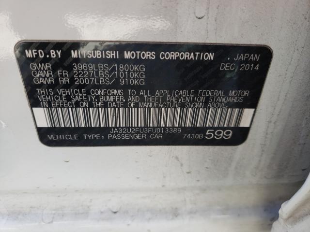 2015 MITSUBISHI LANCER ES JA32U2FU3FU013389
