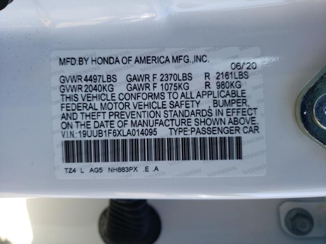2020 ACURA TLX TECHNO - 19UUB1F6XLA014095