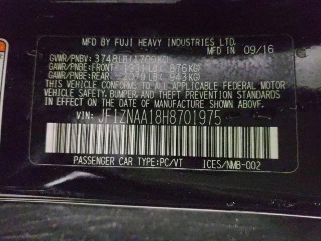 2017 TOYOTA 86 BASE JF1ZNAA18H8701975