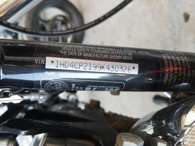2009 HARLEY-DAVIDSON XL883 C 1HD4CP2199K430326