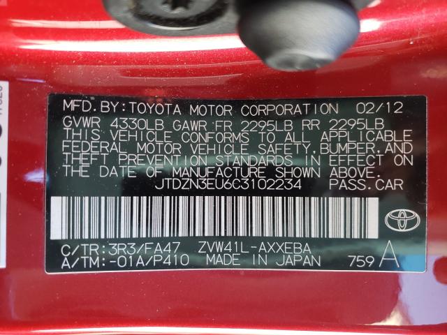 2012 TOYOTA PRIUS V - JTDZN3EU6C3102234