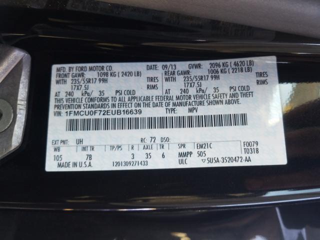 2014 FORD ESCAPE S - 1FMCU0F72EUB16639