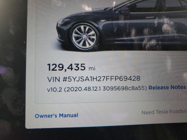2015 TESLA MODEL S 85 5YJSA1H27FFP69428
