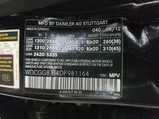 2013 MERCEDES-BENZ GLK 350 4M WDCGG8JB4DF981164