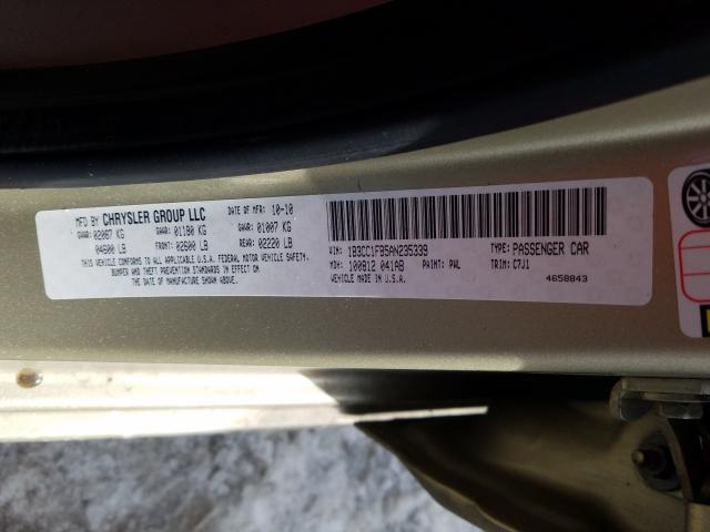 2010 DODGE AVENGER EX 1B3CC1FB5AN235339