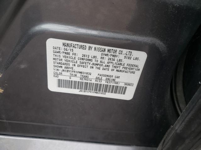 2015 INFINITI Q70L 3.7 JN1BY1PR1FM831832