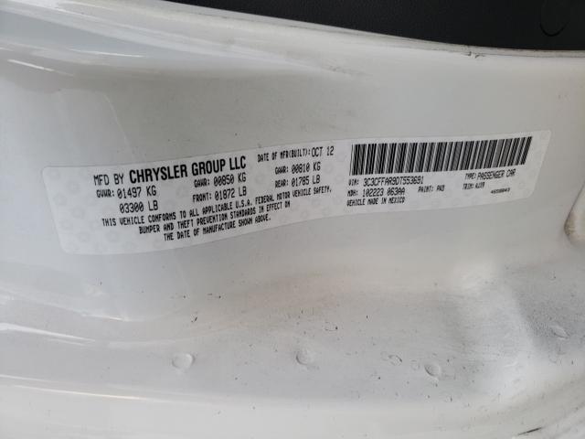 2013 FIAT 500 POP 3C3CFFAR9DT553691
