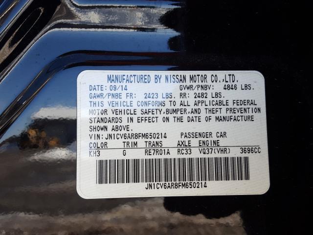 2015 INFINITI Q40 JN1CV6AR8FM650214