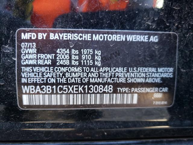 2014 BMW 320 I WBA3B1C5XEK130848