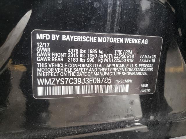 2018 MINI COOPER COU WMZYS7C39J3E08785