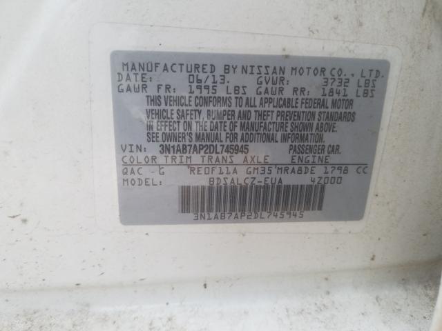2013 NISSAN SENTRA 3N1AB7AP2DL745945