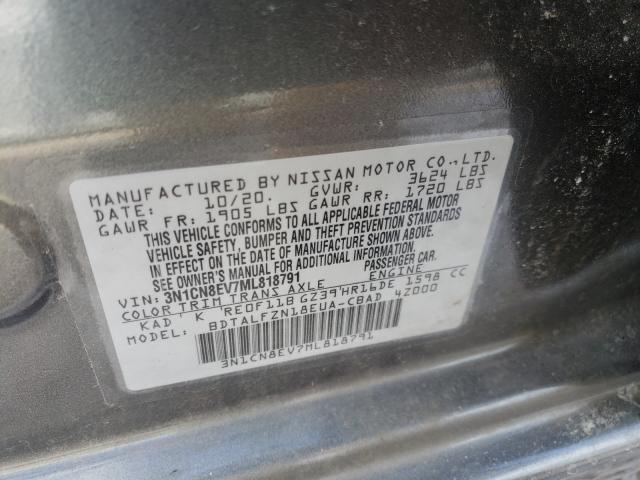 2021 NISSAN VERSA SV 3N1CN8EV7ML818791