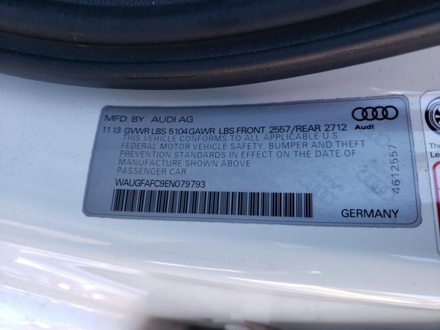 2014 AUDI A6 PREMIUM WAUGFAFC9EN079793