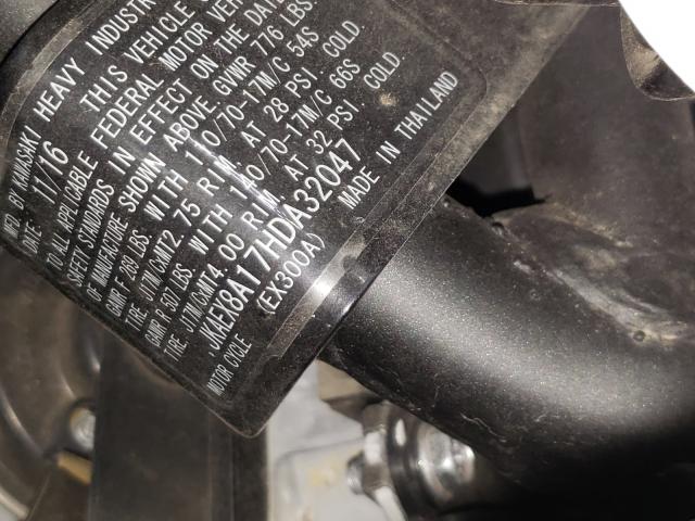 2017 KAWASAKI EX300 A JKAEX8A17HDA32047