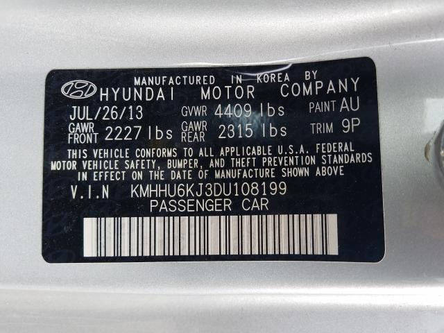 2013 HYUNDAI GENESIS CO KMHHU6KJ3DU108199