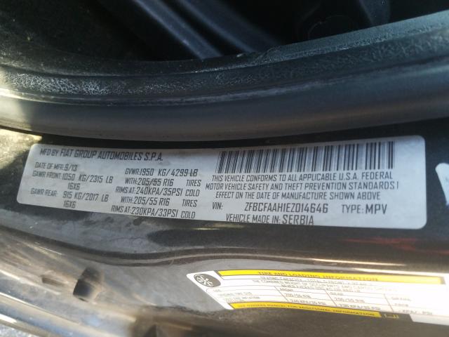 2014 FIAT 500L POP ZFBCFAAH1EZ014646