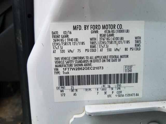 2016 FORD F250 1FT7W2B62GEC21073
