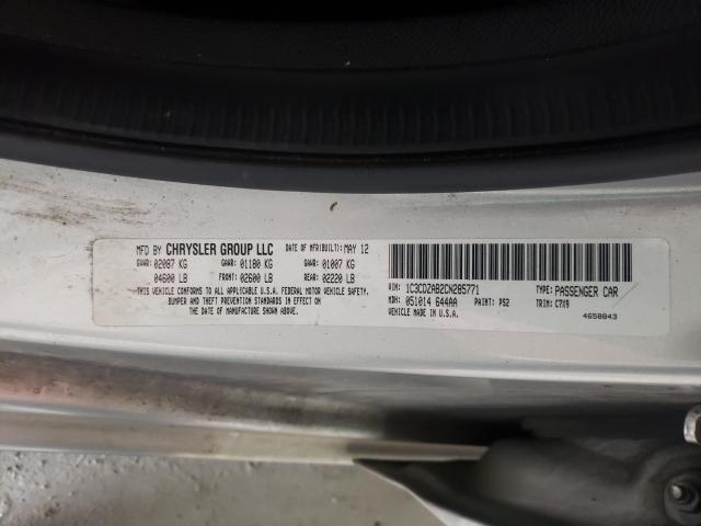 2012 DODGE AVENGER 1C3CDZAB2CN285771