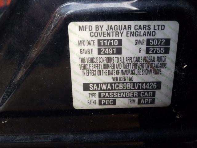 2011 JAGUAR XJ SAJWA1CB9BLV14426