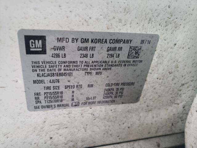 2015 BUICK ENCORE KL4CJASB1FB045101