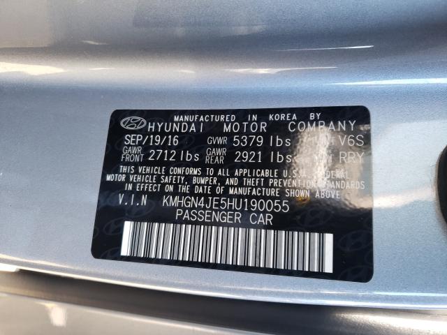 2017 GENESIS G80 BASE - KMHGN4JE5HU190055