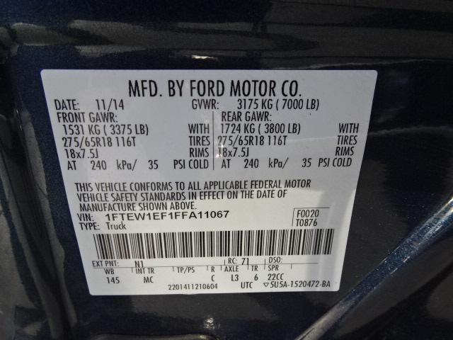 2015 FORD F150 SUPER 1FTEW1EF1FFA11067