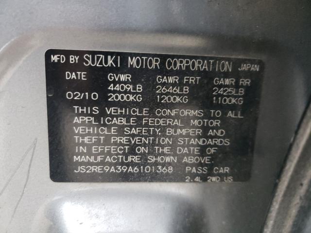 2010 SUZUKI KIZASHI SE JS2RE9A39A6101368