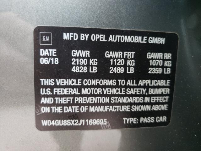 2018 BUICK REGAL TOUR W04GU8SX2J1169695