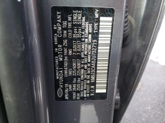 2018 HYUNDAI TUCSON SEL KM8J3CA48JU732719