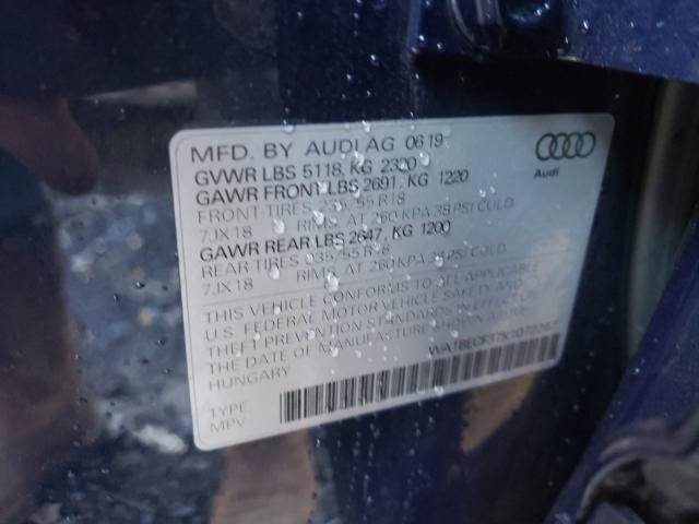 2019 AUDI Q3 PREMIUM WA1BECF37K1072267