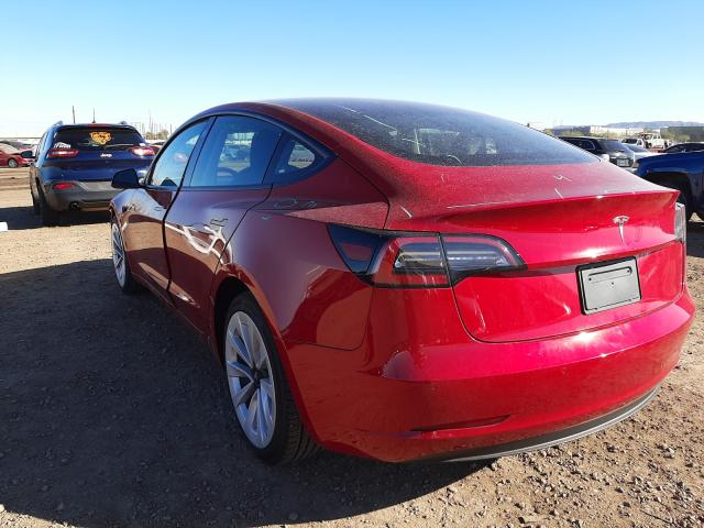 2021 TESLA MODEL 3 5YJ3E1EA7MF874603