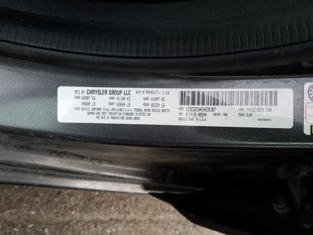 2014 DODGE AVENGER SX 1C3CDZCB4EN235387