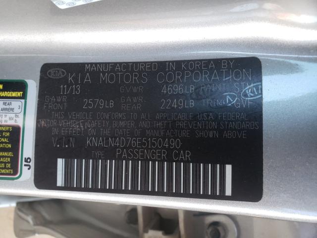 2014 KIA CADENZA PR KNALN4D76E5150490