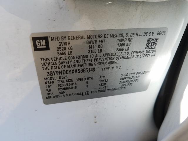 2010 CADILLAC SRX LUXURY - 3GYFNDEYXAS655143