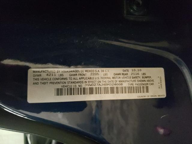 2011 VOLKSWAGEN JETTA SE 3VWDZ7AJ4BM324668