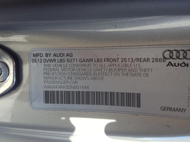 2013 AUDI A5 PRESTIG WAUVFAFH3DN001446