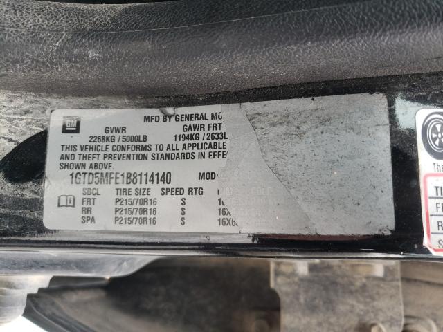 2011 GMC CANYON SLE 1GTD5MFE1B8114140