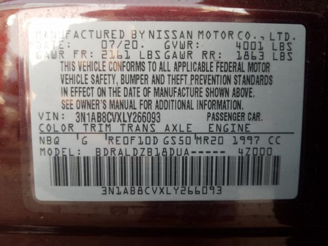 2020 NISSAN SENTRA SV 3N1AB8CVXLY266093