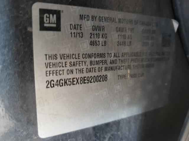 2014 BUICK REGAL 2G4GK5EX8E9200208